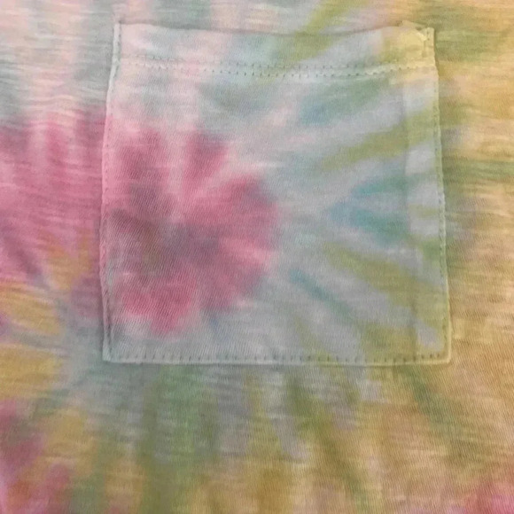 🆕Sunset Glow Pastel Tones Tie Dye Tee L🆕 - Picture 4 of 8
